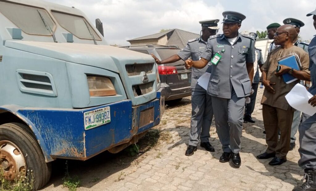 Customs release seized bullion van used for rice smuggling