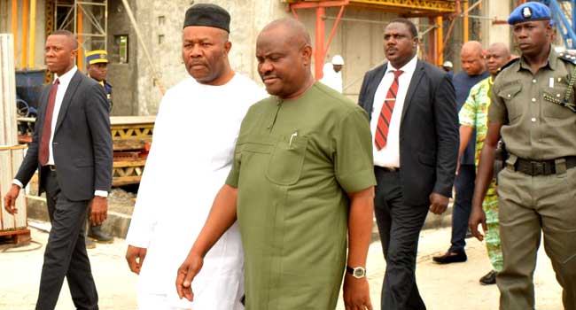 Wike, Akpabio on Economy, Politics