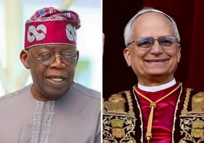 POPE LEO XIV INVITES PRESIDENT TINUBU TO HIS INAUGURATION ON SUNDAY