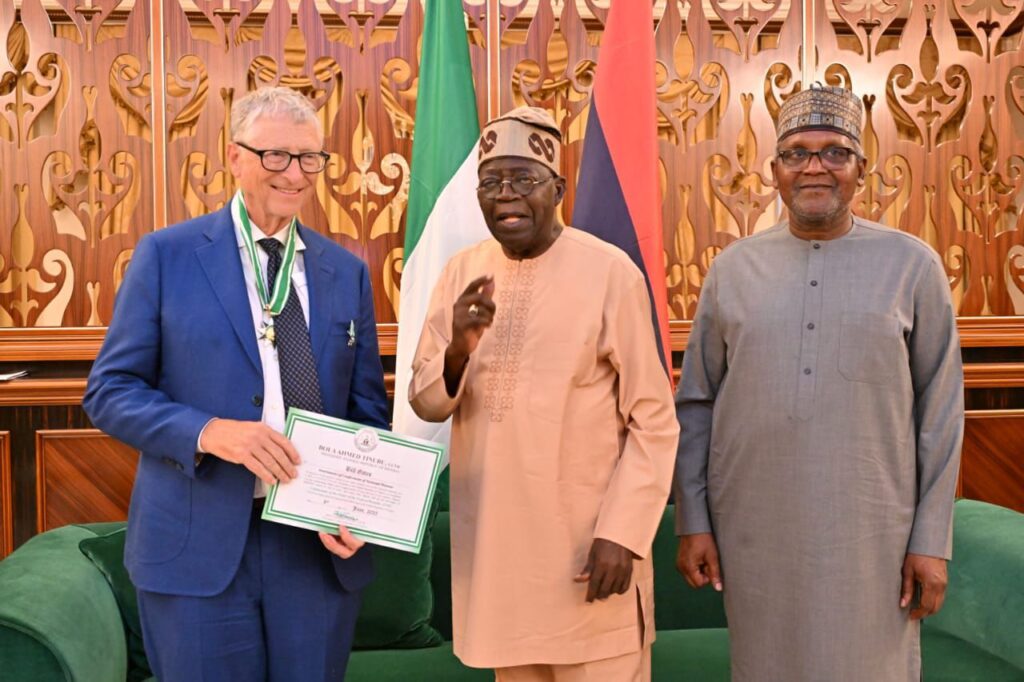 Bill Gates conferred the National Honour award