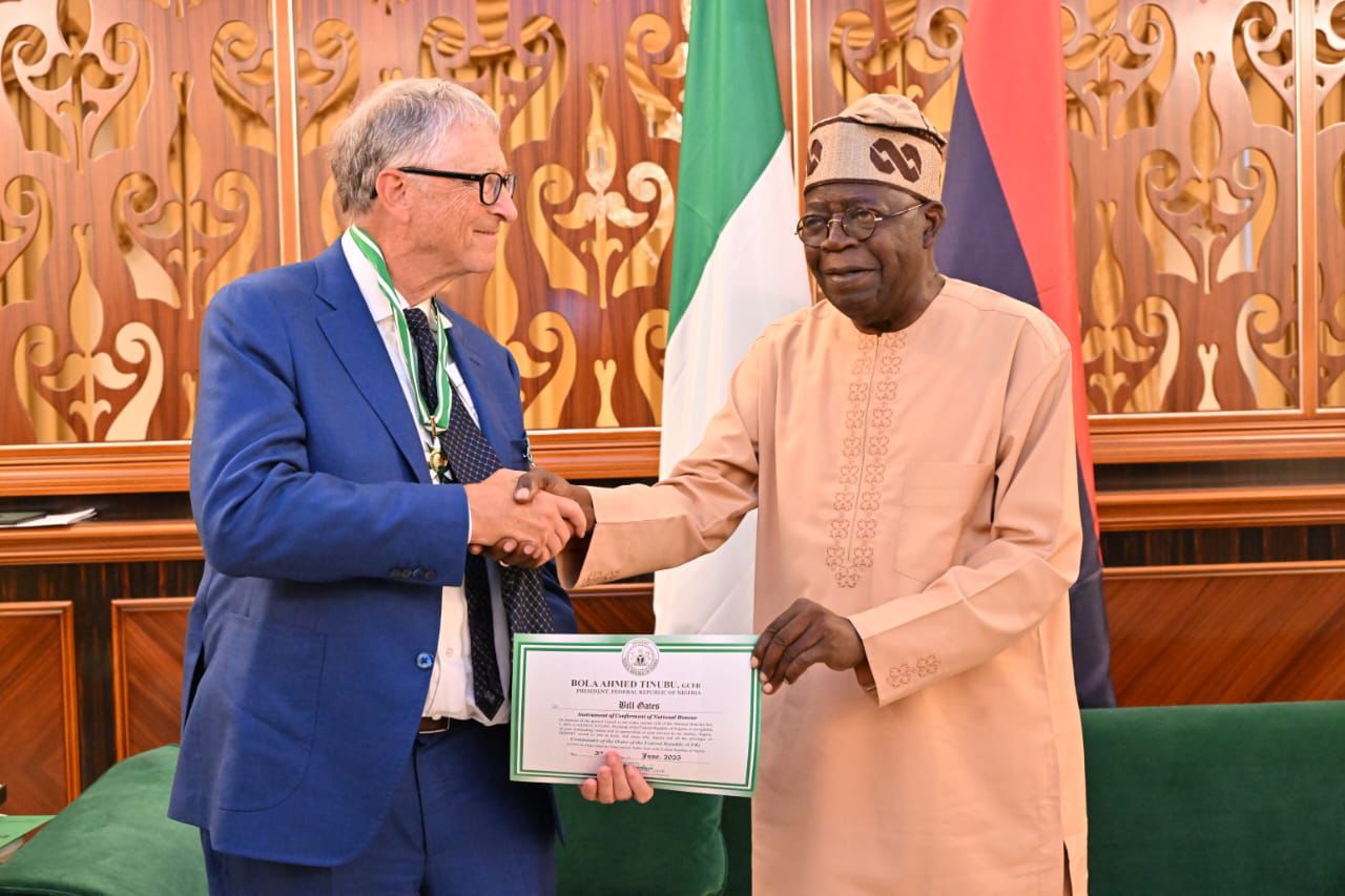 Bill Gates conferred the National Honour award