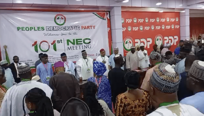 PDP NEC Concludes, Schedules National Elective Convention for November 15-16 in Ibadan