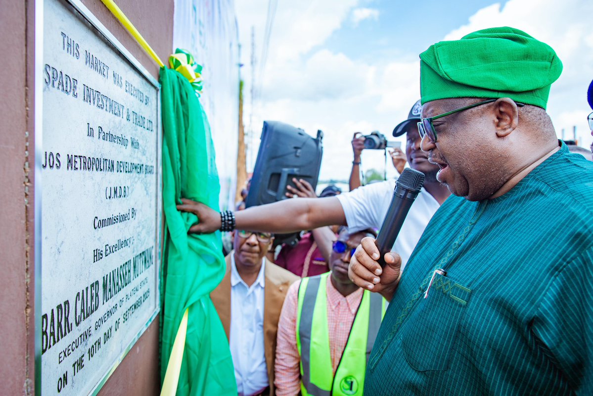 Plateau Governor Mutfwang Commissions Ultra-Modern JMDB Market in Bukuru