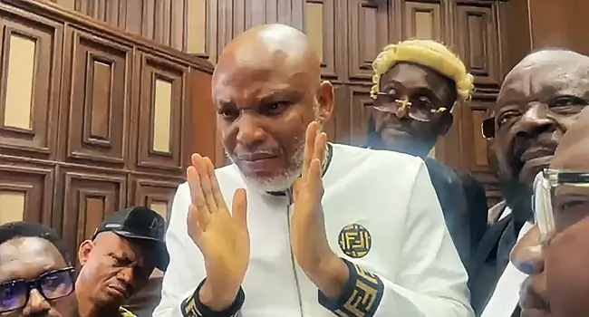 Nnamdi Kanu Drops Defence