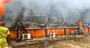 Fire Destroys Part of Rivers Secretariat in Port Harcourt