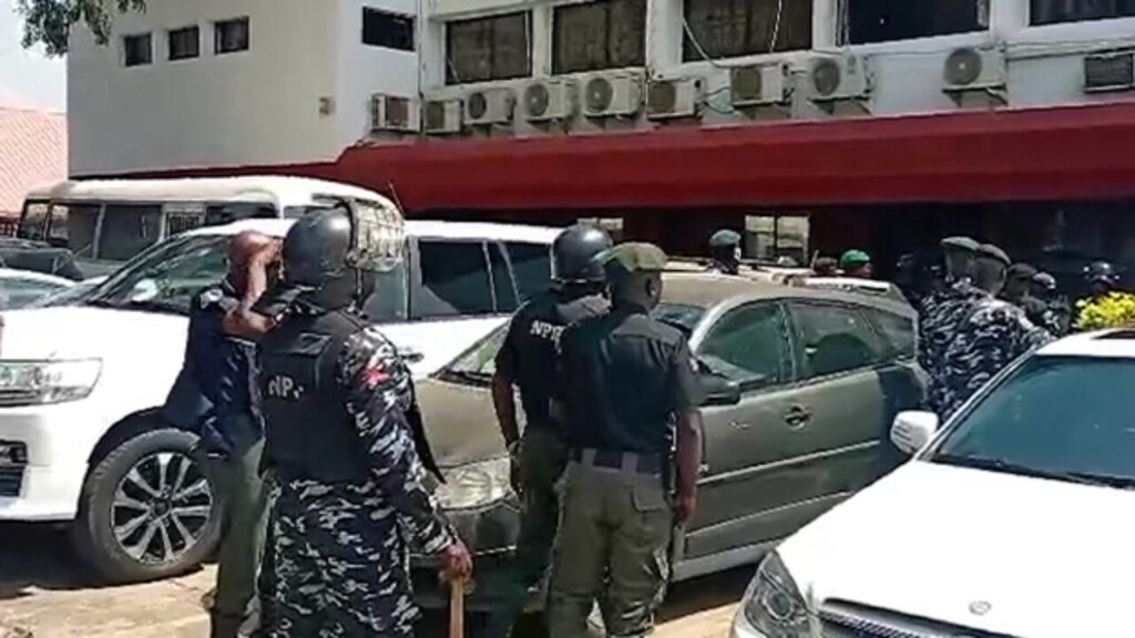 Heavy Security Presence as Abdulrahman Mohammed Takes Over as Acting PDP National Chairman