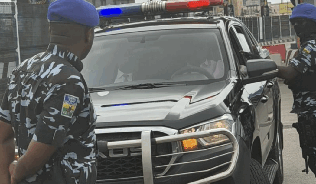 POLICE OFFICERS FROM VIP ESCORT