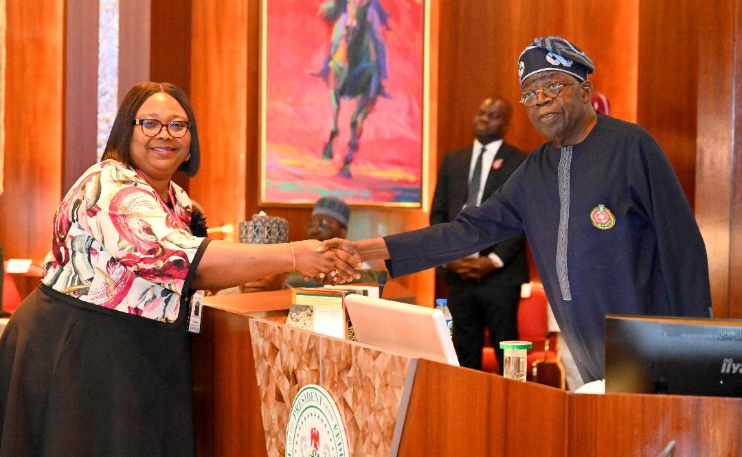 President Tinubu Swear 5 Permanent Secretaries