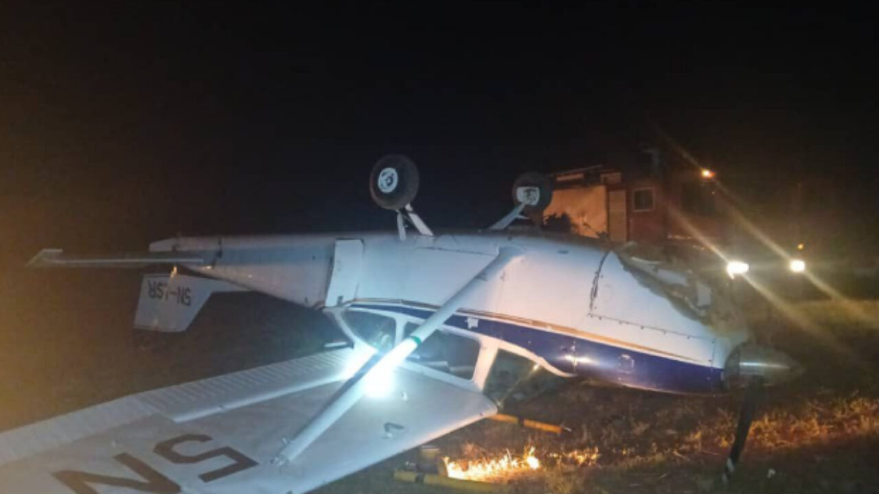Cessna 172 Crash-Lands at Owerri Airport, All Crew Survive