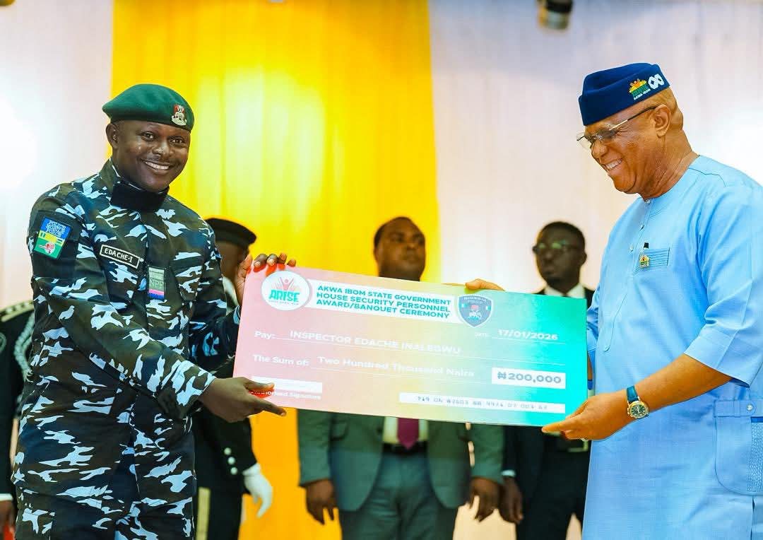 Governor Umo Eno Praises Security Team
