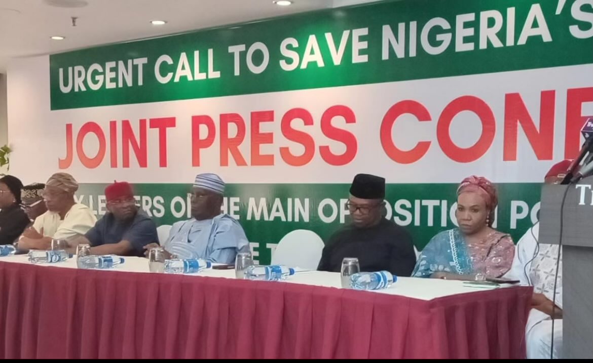 Opposition Parties Raise Alarm Over Electoral Act 2026