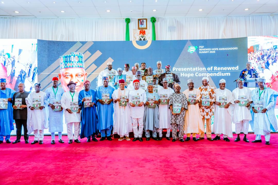 Vice President Shettima Represents President Tinubu at Progressive Governors Forum Renewed Hope Ambassadors’ Summit 2026 in Abuja