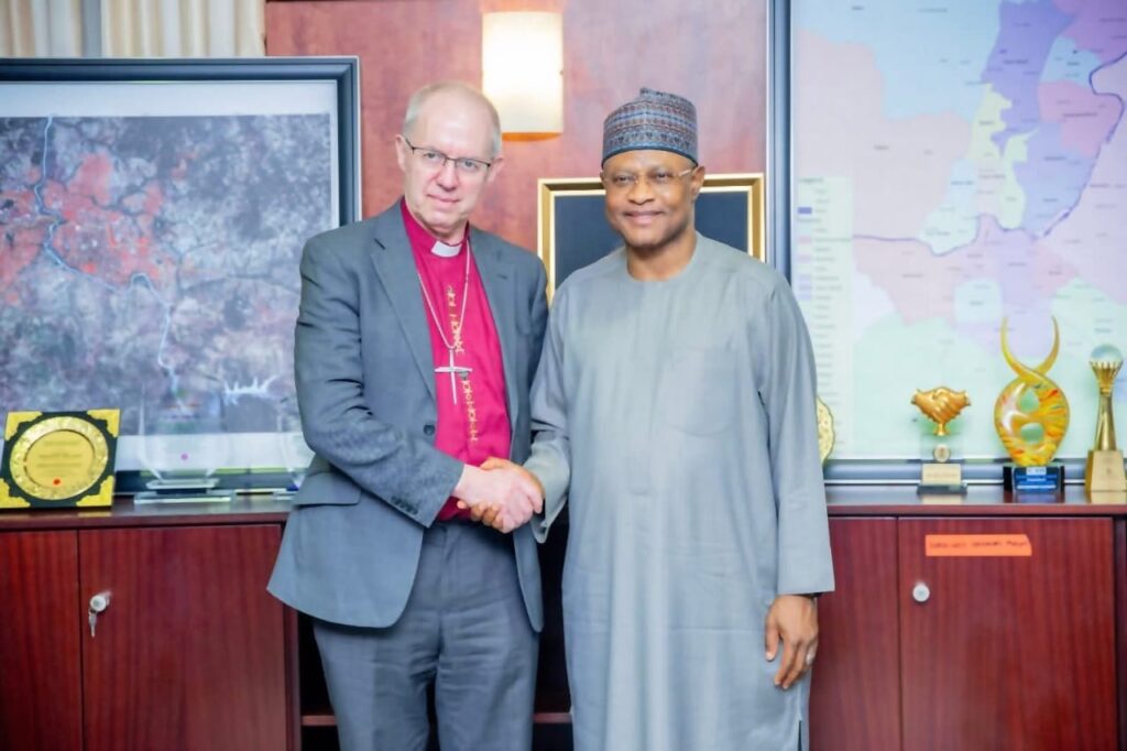 Archbishop of Canterbury Visits Kaduna Governor, Praises Peacebuilding and Interfaith Efforts