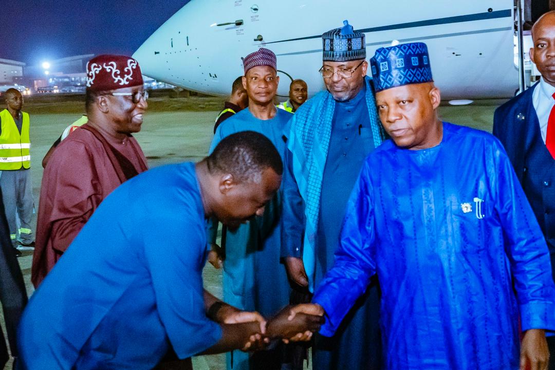 VP Shettima Returns to Abuja After Strategic Diplomatic Gains at 39th African Union Summit