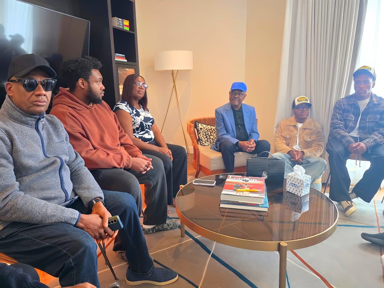 Wike Condole with Late Senator Barinada Mpigi’s Family