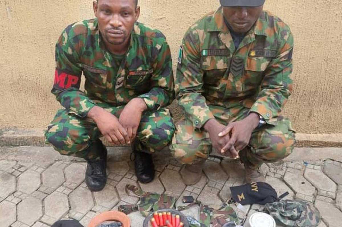 Police Arrest Fake Soldier, Others