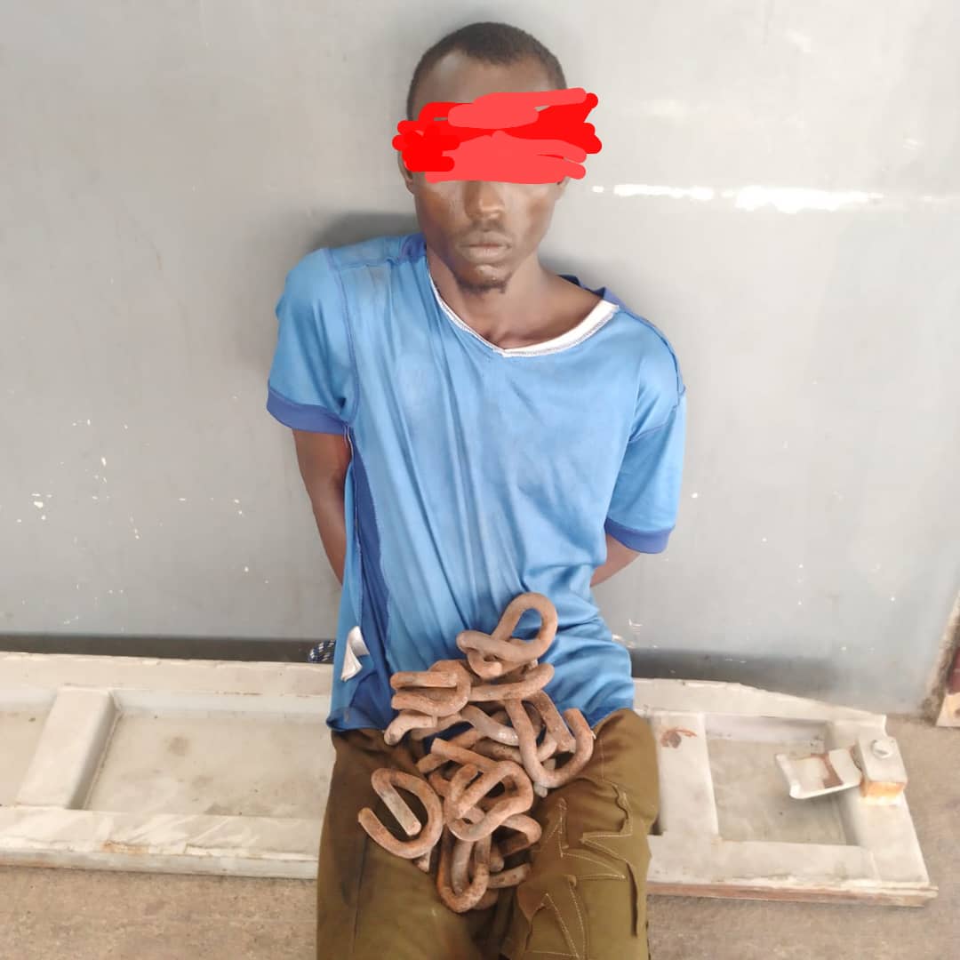 NRC Arrests Railway Vandal In Lagos