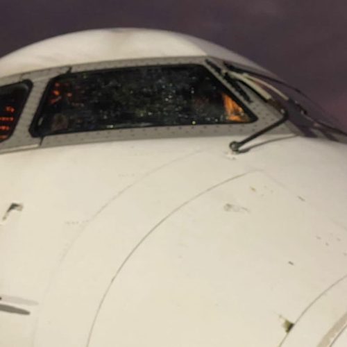 Cracked Aircraft Windscreen Delays Super Eagles