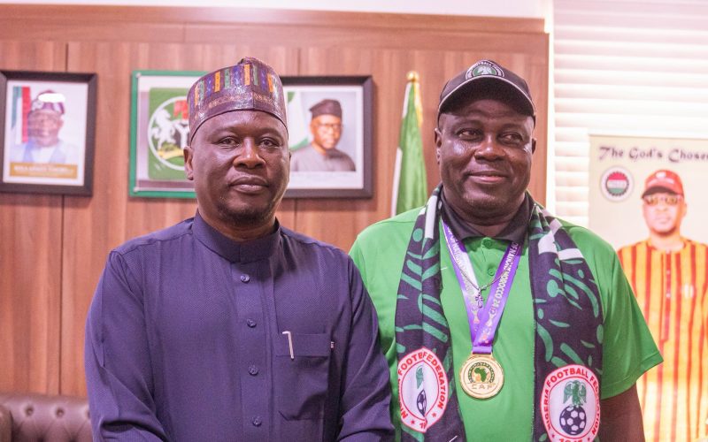Gov Fintiri rewards Super Falcons Coach