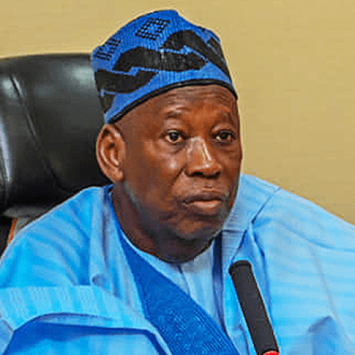 Ganduje Resigns as APC National Chairman, Dalori Takes Over in Acting Capacity