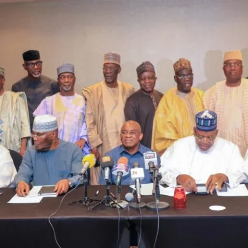 David Mark Leads Opposition Coalition, Adopts African Democratic Congress (ADC) as 2027 Election Platform