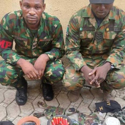 Police Arrest Fake Soldier, Others