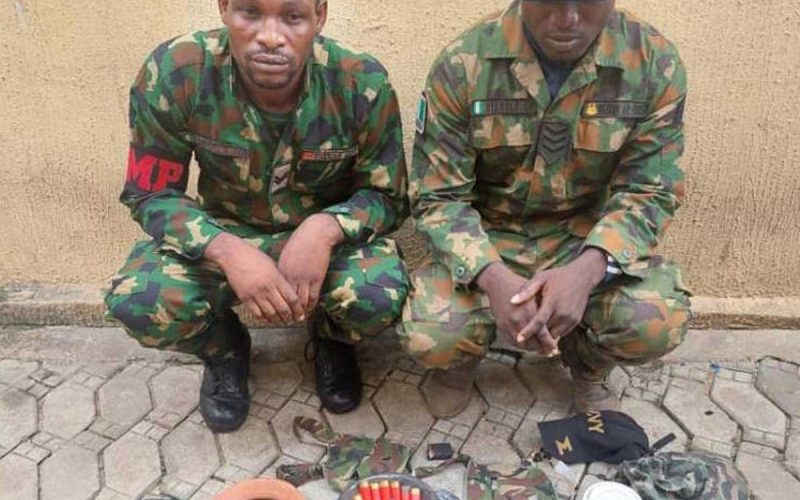 Police Arrest Fake Soldier, Others