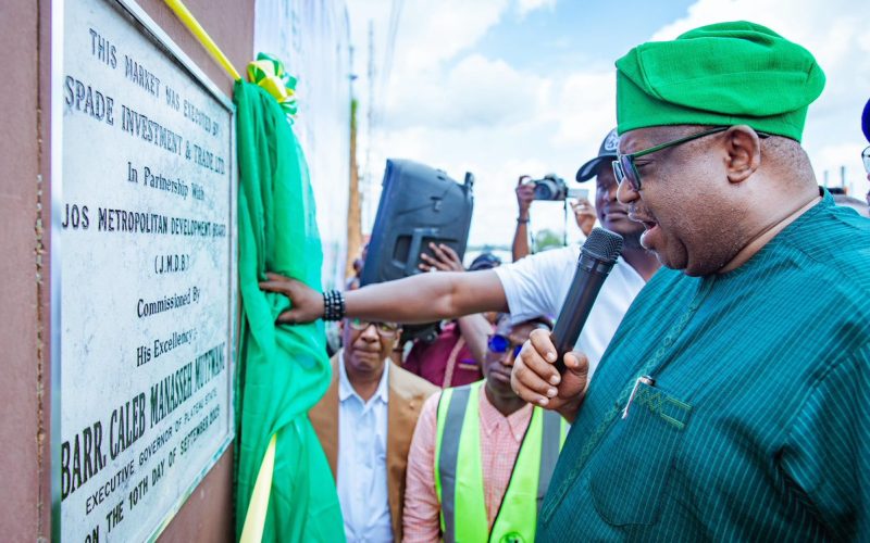 Plateau Governor Mutfwang Commissions Ultra-Modern JMDB Market in Bukuru