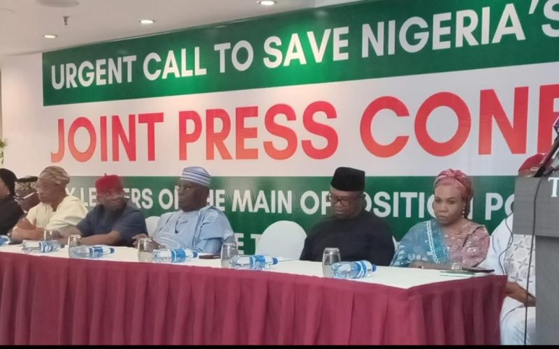 Opposition Parties Raise Alarm Over Electoral Act 2026