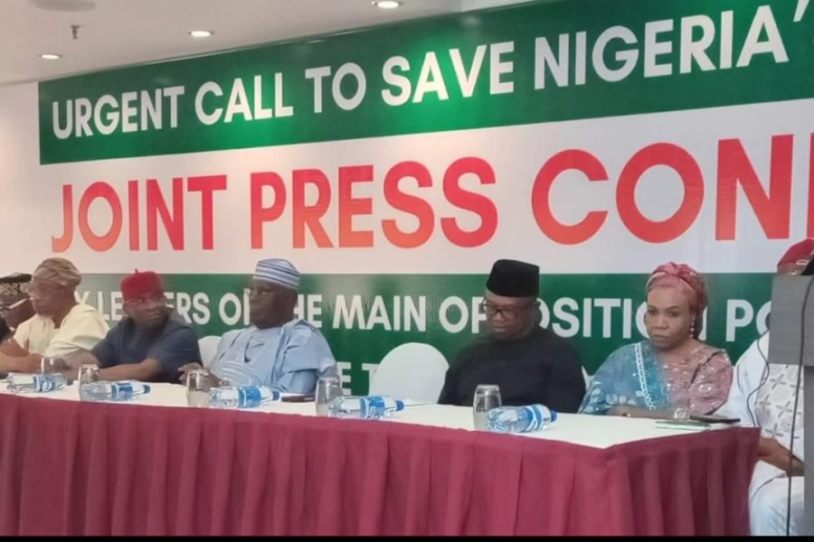 Opposition Parties Raise Alarm Over Electoral Act 2026