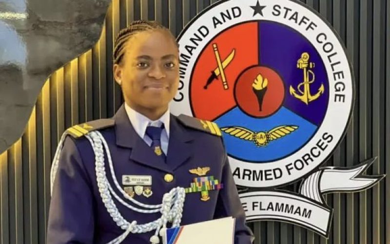 Nigeria’s First Female Fighter Pilot, Kafayat Sanni, Wins Top Military Awards in Ghana