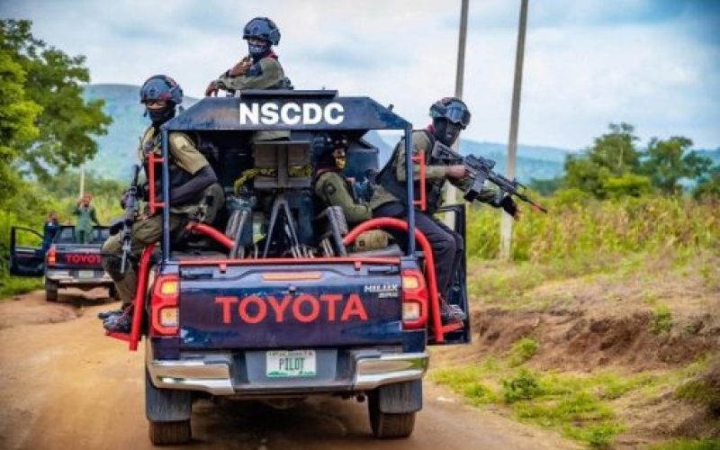 Borno Security: NSCDC Seizes Four Vehicles Carrying Dismantled Telecom Towers, Arrests 10 Suspects