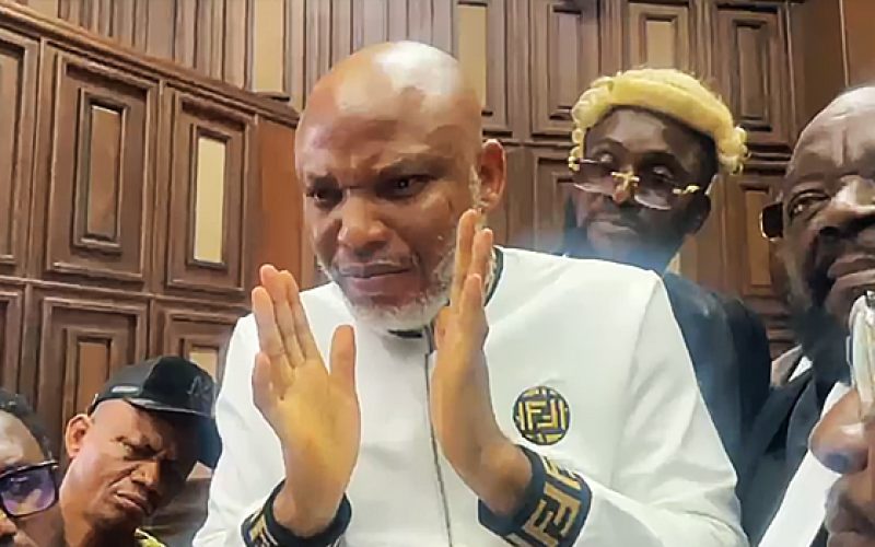 Court Adjourns Nnamdi Kanu’s Trial Till Friday After He Sacks Legal Team