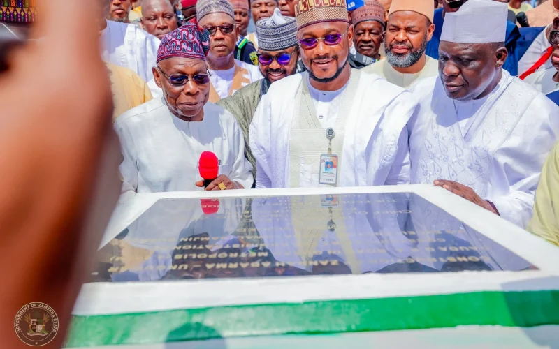 Obasanjo Applauds Governor Lawal’s Achievements, Commissions Major Projects in Zamfara