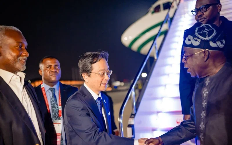 President Tinubu Arrives Japan for TICAD9 Summit