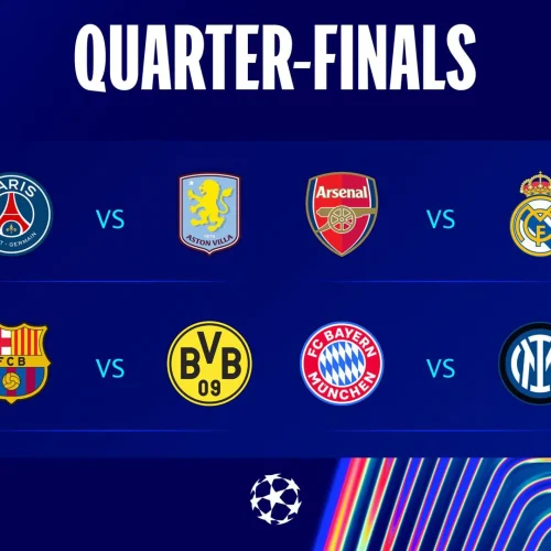 FULL LIST: UEFA Champions League Quarter-Final Fixtures