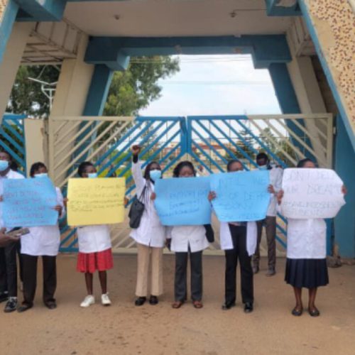 UNIJOS Dental Students Protest 10 Years of Academic Delay Amid NUGA Games