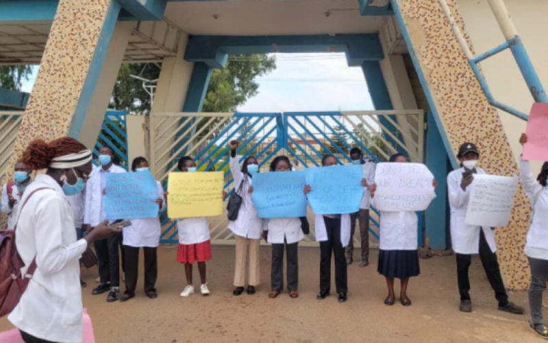 UNIJOS Dental Students Protest 10 Years of Academic Delay Amid NUGA Games