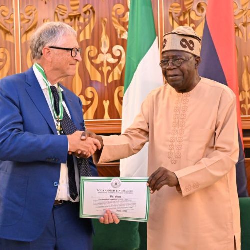 Bill Gates conferred the National Honour award