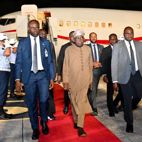 President Tinubu Arrives Brazil for BRICS Summit, Seeks Stronger Ties and Investment Opportunities