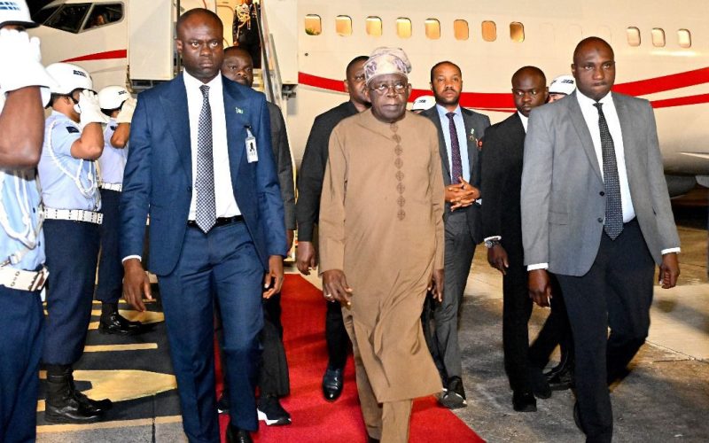 President Tinubu Arrives Brazil for BRICS Summit, Seeks Stronger Ties and Investment Opportunities