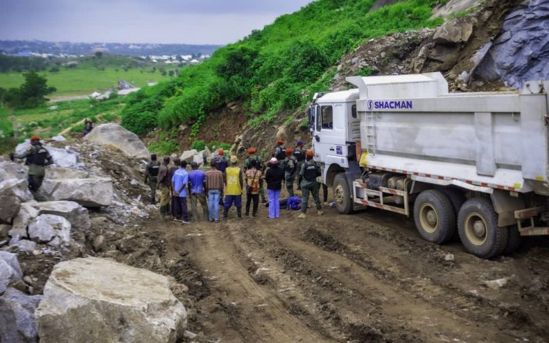 Illegal Quarry in Abuja Shut Down by Mining Marshals, 13 Suspects to Face Court
