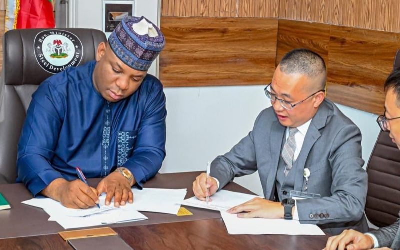 FG Signs $400 Million Deal with Stellar Steel Group to Build New Steel Plant in Ogun State