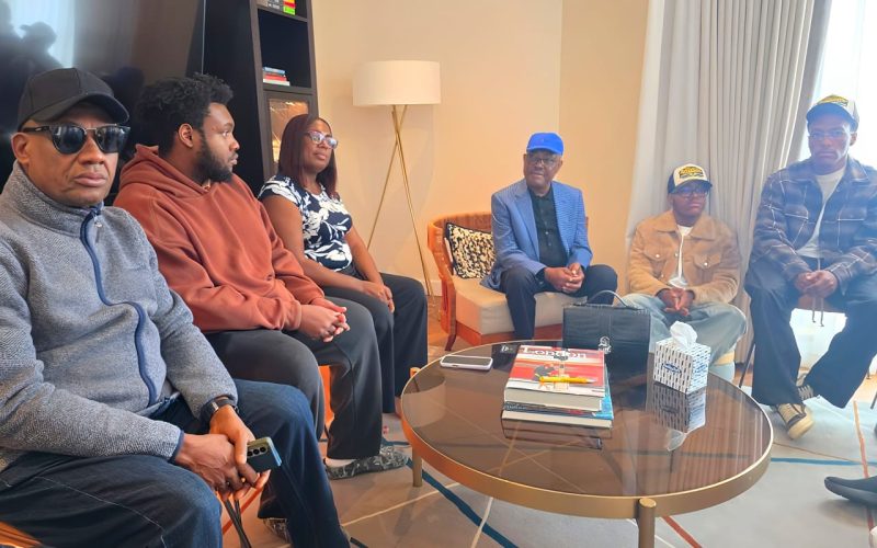 Wike Condole with Late Senator Barinada Mpigi’s Family