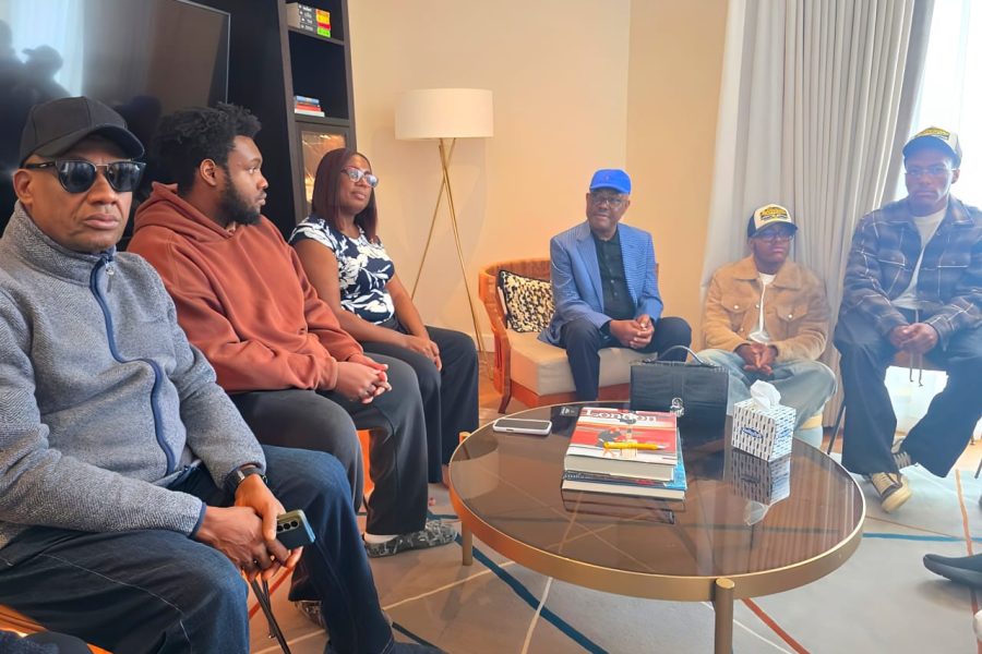 Wike Condole with Late Senator Barinada Mpigi’s Family