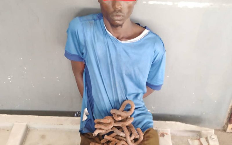 NRC Arrests Railway Vandal In Lagos