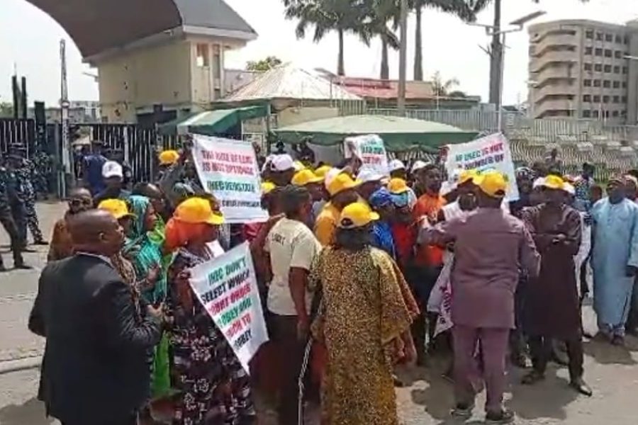 Accord Party Crisis Sparks INEC Protest