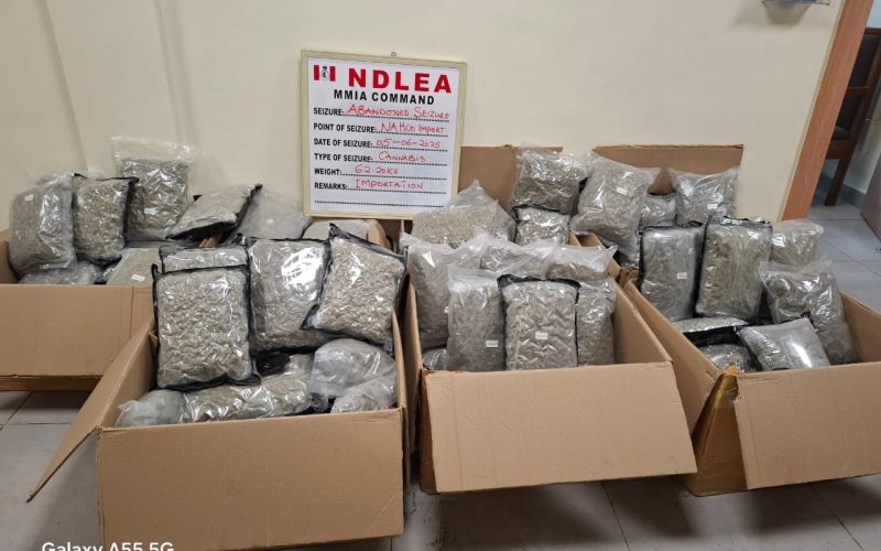 NDLEA Intercepts Drugs Hidden as Green Tea at Lagos Airport, Arrests Two Women in Edo With 108kg of Skunk, Loud, Meth