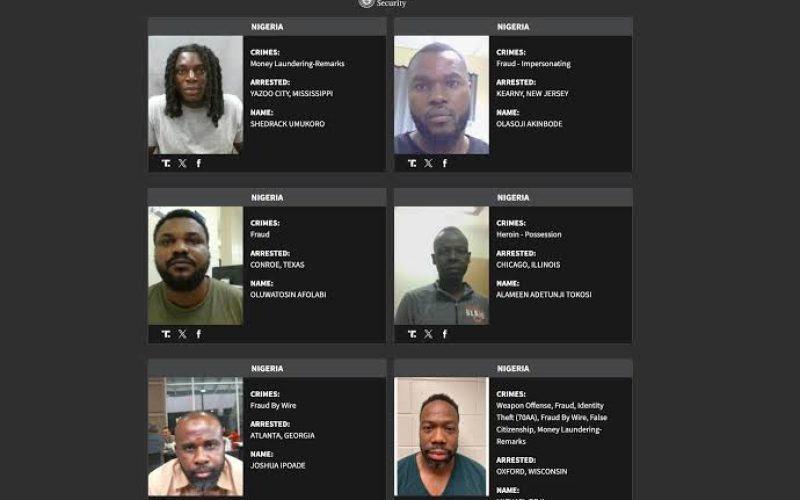 NIGERIANS ARRESTED OVER ALLEGED FRAUD