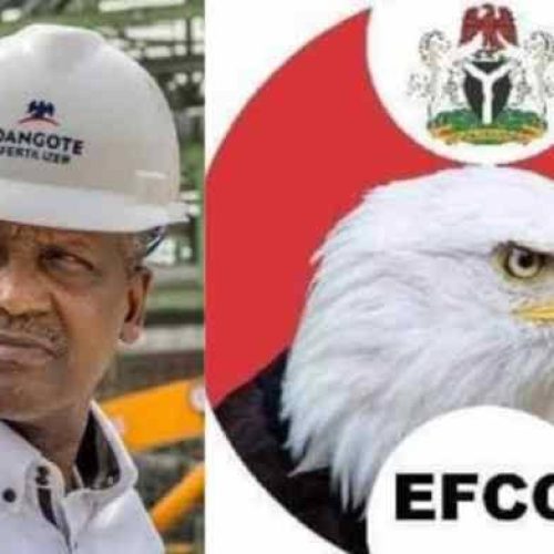 EFCC STORMS DANGOTE HEADQUARTERS IN LAGOS
